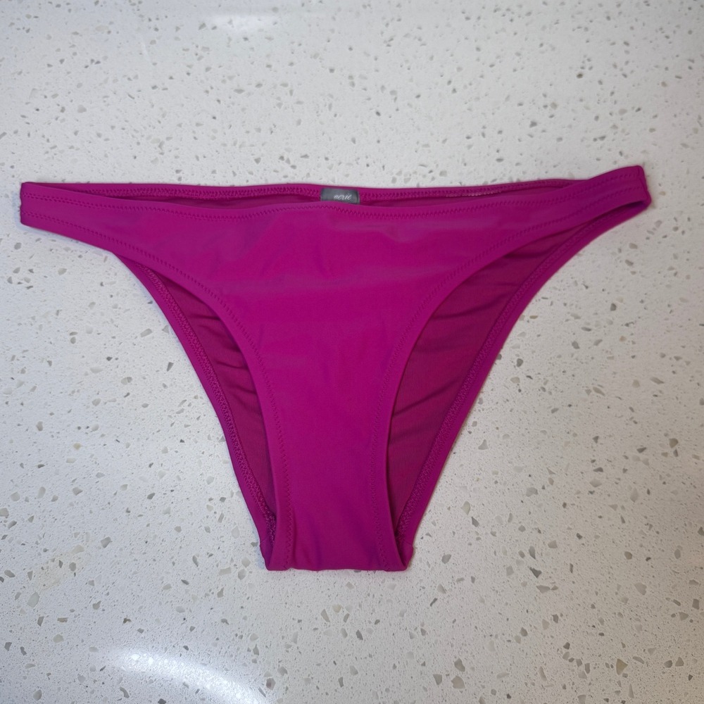 Aerie Magenta Swim Cheeky Bikini Bottoms Size Medium M Hot Pink Low Rise